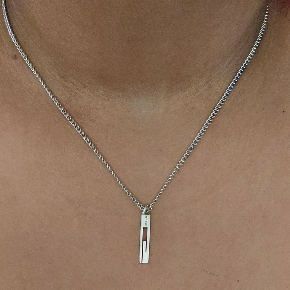 Authentic Gucci Silver Pendant Necklace - Picture 6 of 8